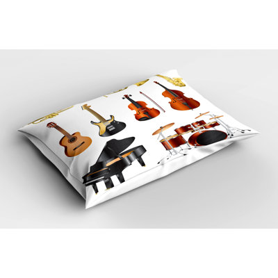 Music Polyester Sham Set