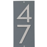 Floating 1-Line Wall Address Plaque