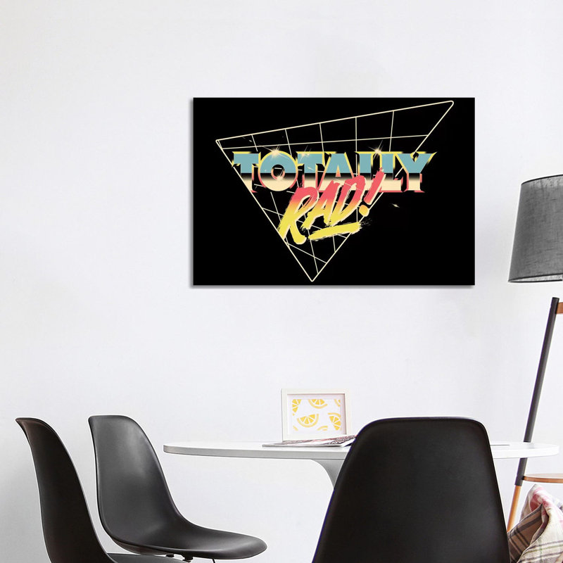 Totally Rad by Mathiole - Print on Canvas, 101.6 cm H x 66.04 cm W x 1.91 cm D, Wrapped Canvas
