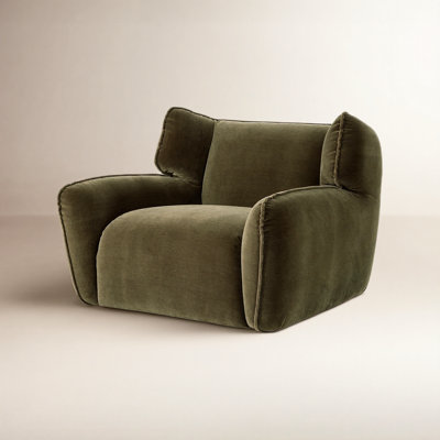 Pine Swivel Club Chair
