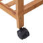 Liev 30.7'' Bamboo Rolling Clothing Rack-398121760