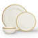 Antique Gold 3 Piece Place Setting Set, Service for 1