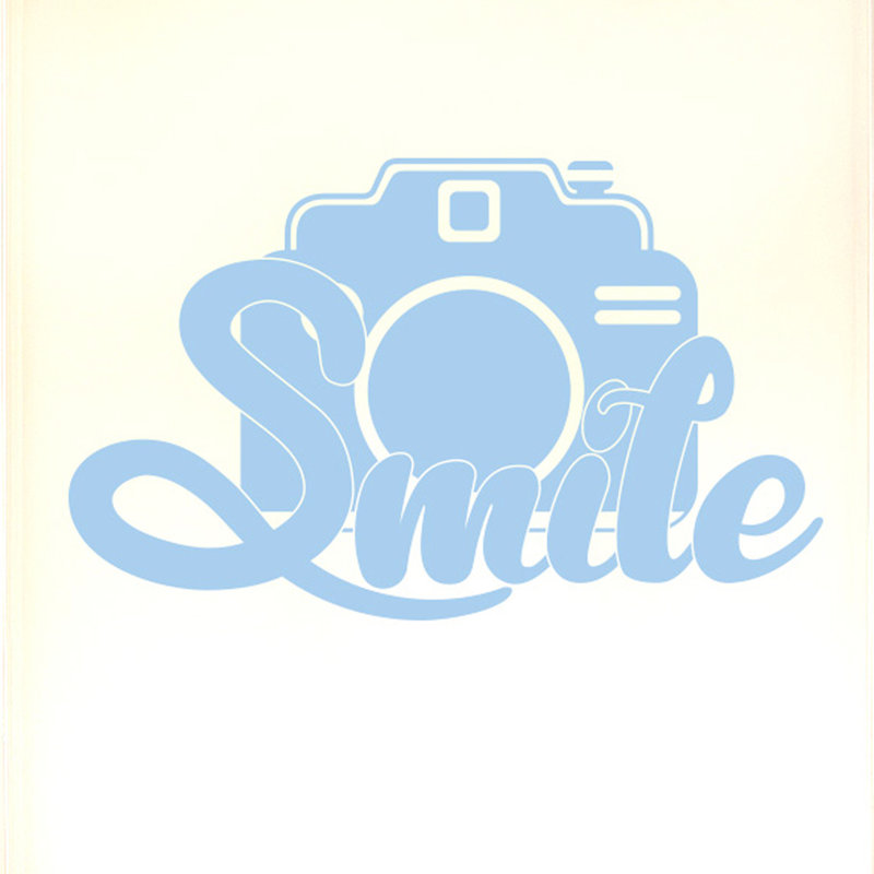 Wall Decal, Large, Light Blue