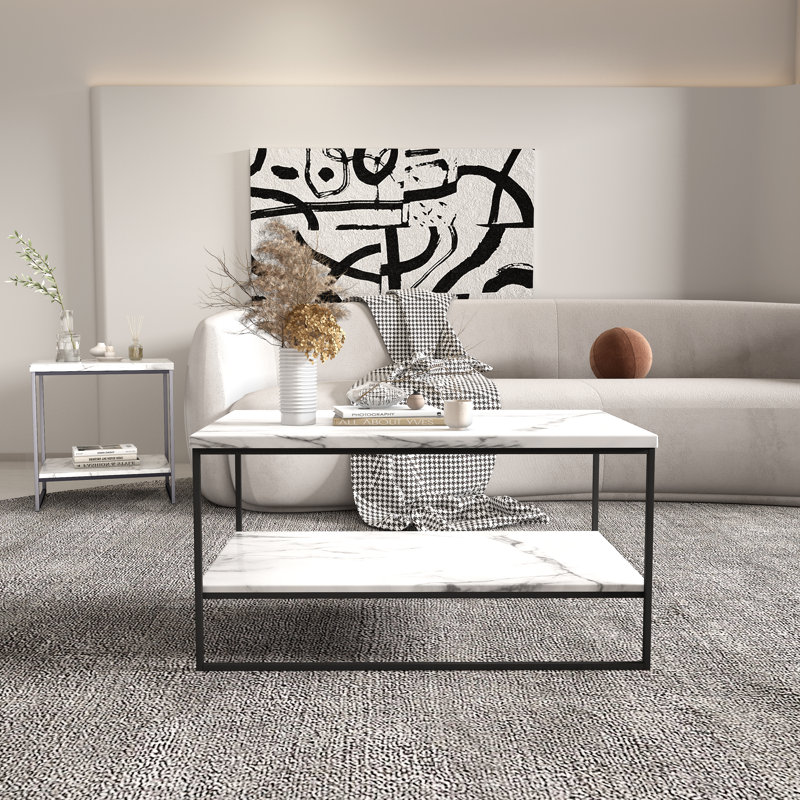 Burkhalter Coffee Table, Dark Gray