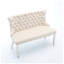 Banc de salle à manger capitonné en velours l 22,7 po x P 45,6 po x H 35,2 po A&A Furniture