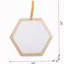 Miroir hexagonal Harlan, 16 x 14 po