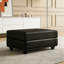 Faux Leather Ottoman-444922880