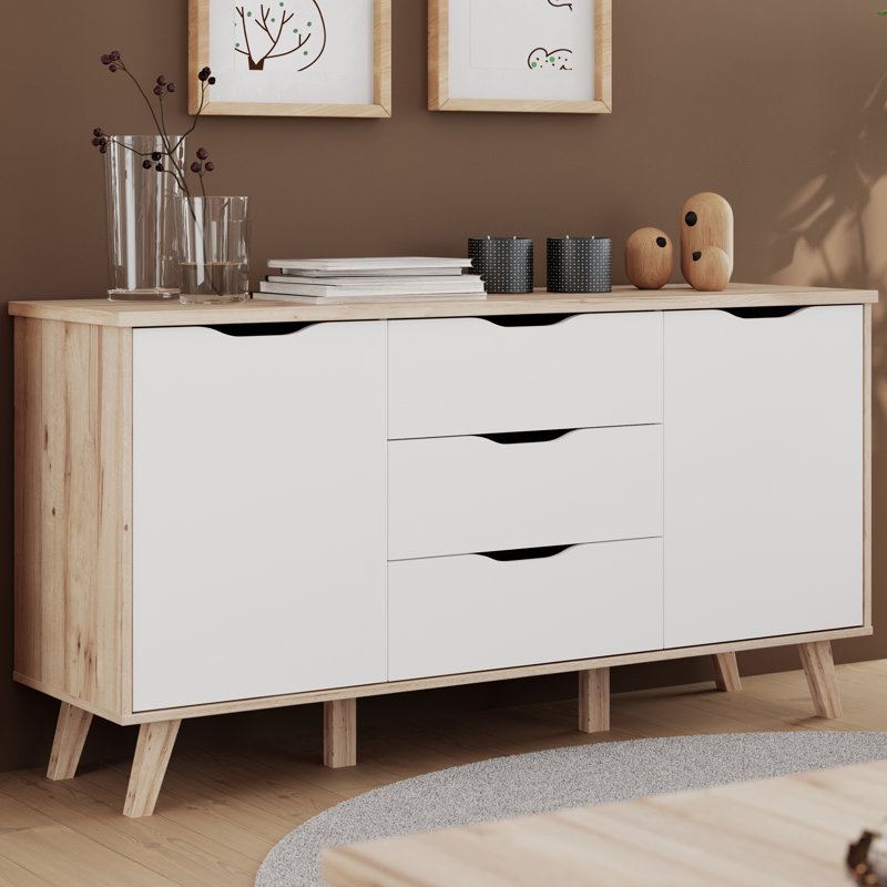 Vankka 149.4cm W 3 - Drawer Chest of Drawers