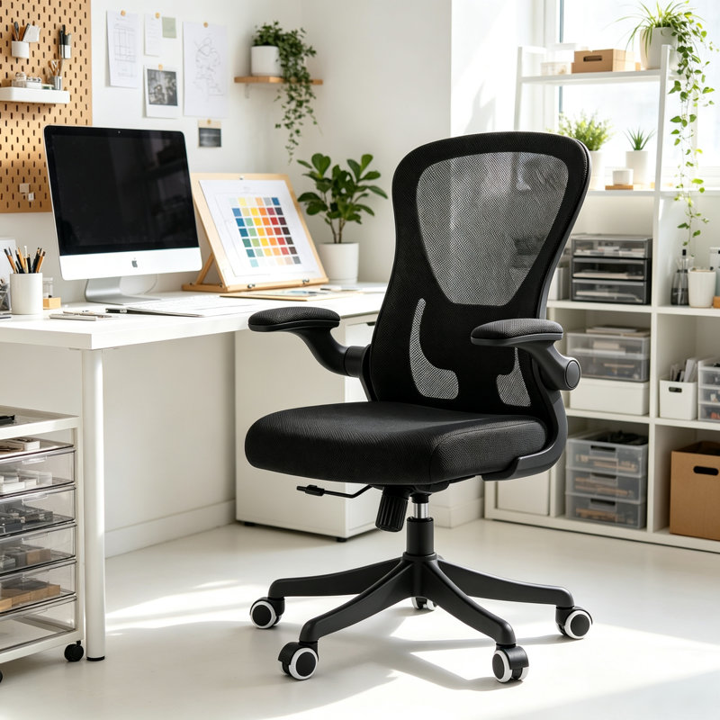 Chaise de travail, Noir