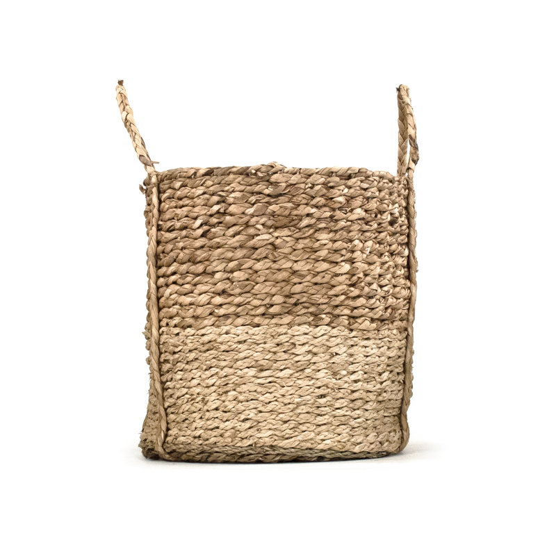 Handmade Seagrass Decorative Basket, 15" H x 15" W x 15" D