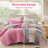 Vibrant 3-piece Quilt Bedding Sets, Multicolor Polyester, Patchwork Style For All Seasons