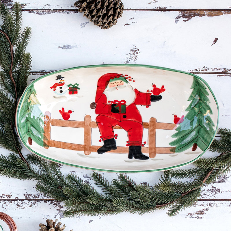 Old St. Nick Terra Bianca Platter