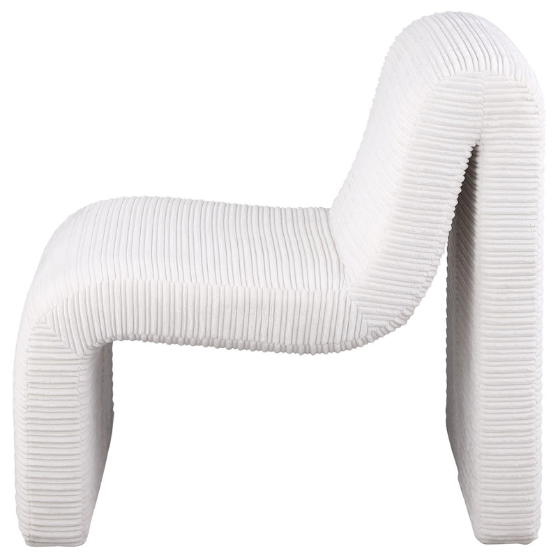 Fauteuil d'appoint incurvé Winne