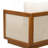 Paola Acacia And PVC-coated polyester Club Chair, Beige