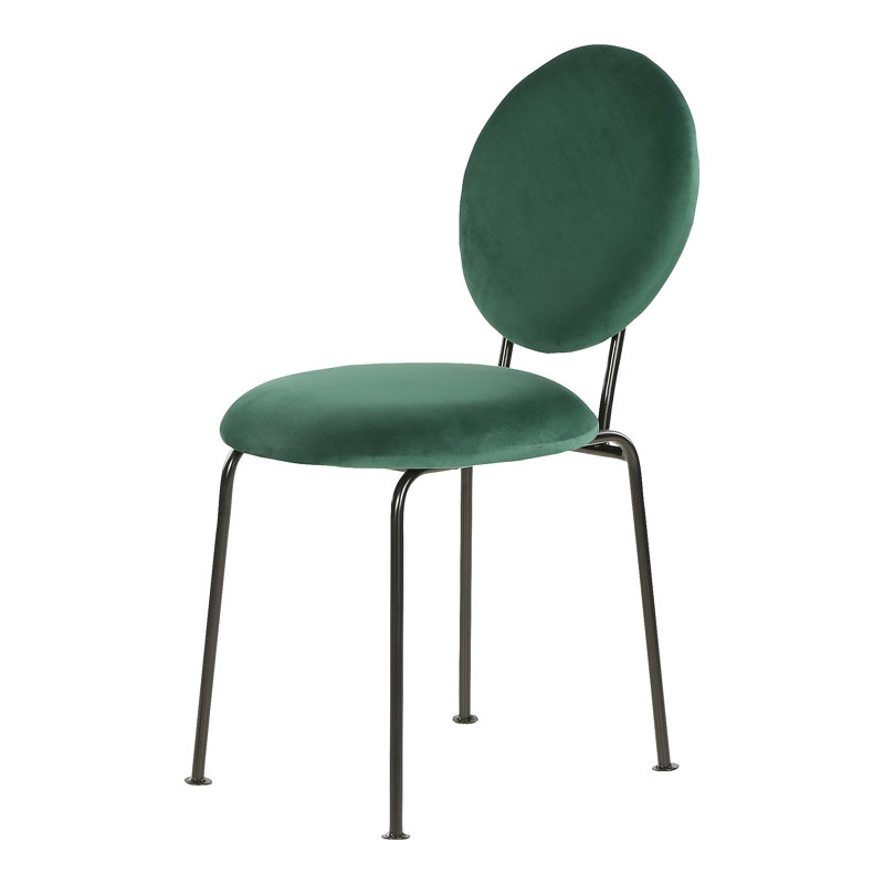 Medallion 52cm H Upholstered Side Chair, Bootle Green