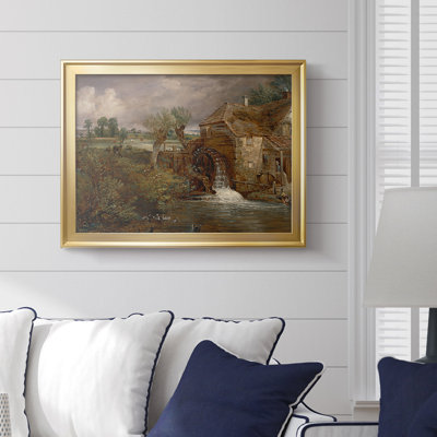 Parham Mill, Gillingham-John Constable, toile tendue avec châssis, v. 1826