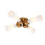 Kristy 4 Light Flush Mount Gold