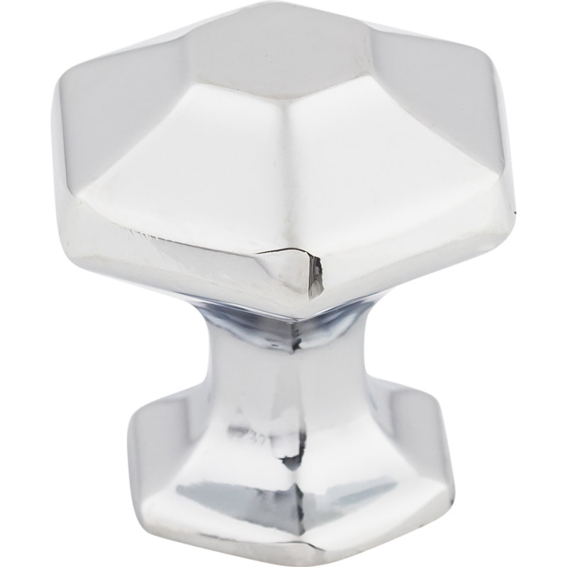 Spectrum 1 1/4" Diameter Round Knob, Polished Chrome, 1" Knob Diameter