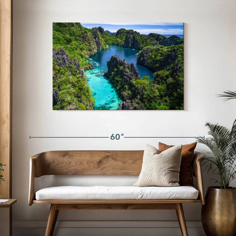 Falaises de Gillard El Nido, H 30 po x l 45 po