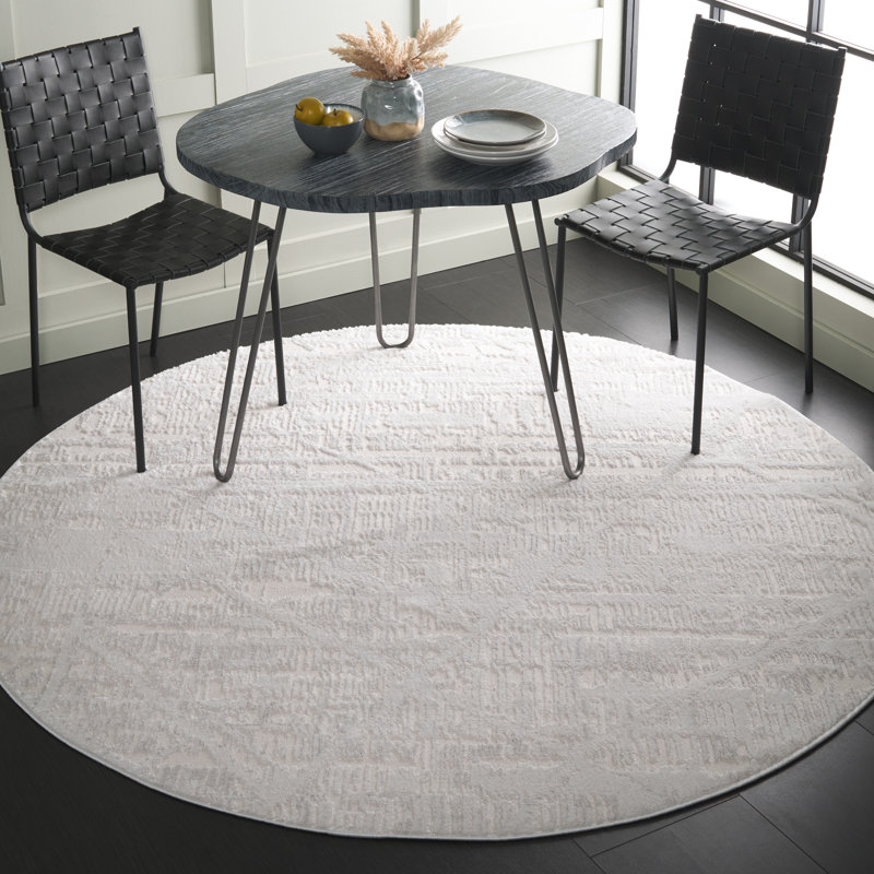 Kingston Performance Abstract Rug, Round 6'7"