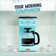 Nostalgia 12-Cup Retro Series Programmable Coffee Maker
