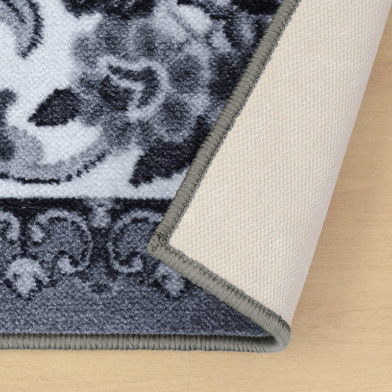 Tapis de couloir intérieur antidérapant Meredith, Tapis de couloir 2 pi 7 po x 8 pi