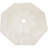 Kurt Adler Christmas Tree Skirt with Sequined Quilt Design, Ivory, 52in