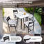 Modern 5PC Outdoor Patio Bar Set