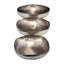 Bol texturé décoratif pour la salle à manger ou le vestibule - Conception moderne de bol avec une forme lisse et incurvée - Bol décoratif pour la maison idéal pour organiser, coiffer ou coiffer un ensemble de table, bronze, 3 po, 17 po
