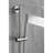 Handheld Shower With 28 - Inch Slide Bar And 59 Hose, Adjustable Height Feature, Brushed Nickel Stainless, Relaxing Experience Finish, Robust Stainless Steel Build, Multiple Spray Options