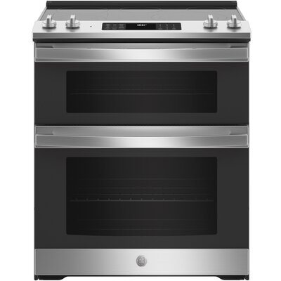 30"" 6.6 cu. ft. Slide-In Electric Range with Convection Oven -  JSS86SPSS