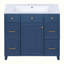 Ensemble de meuble-lavabo simple 36 avec plateau Patrizia-325539816