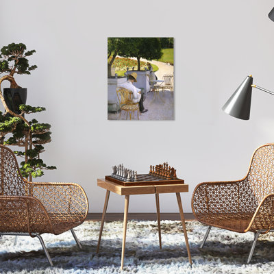 «The Orange Trees On Canvas» par Gustave Caillebotte, reproduction