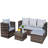 4-Piece Outdoor Sofa Set