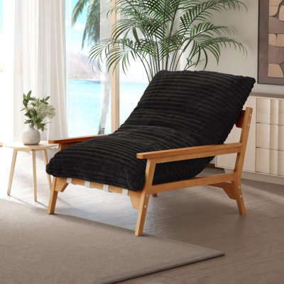 Chaise d'appoint rembourrée Ivona 35,24 po Ivona
