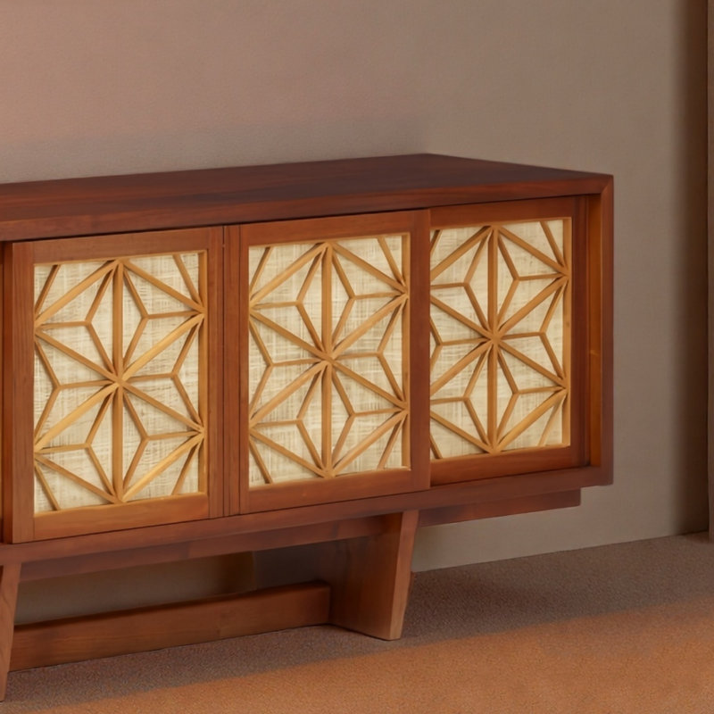 Solid Wood Minimalist Sideboard