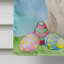 Polyester à 2 côtés 40 x 28 po. lapin de pâques drapeau maison-38457777