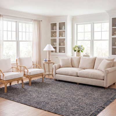 Gascon Handmade Flatweave Charcoal/Brown/Grey Area Rug