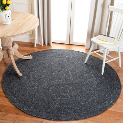 Coleman Hand Woven Wool / Cotton Solid Colour Rug