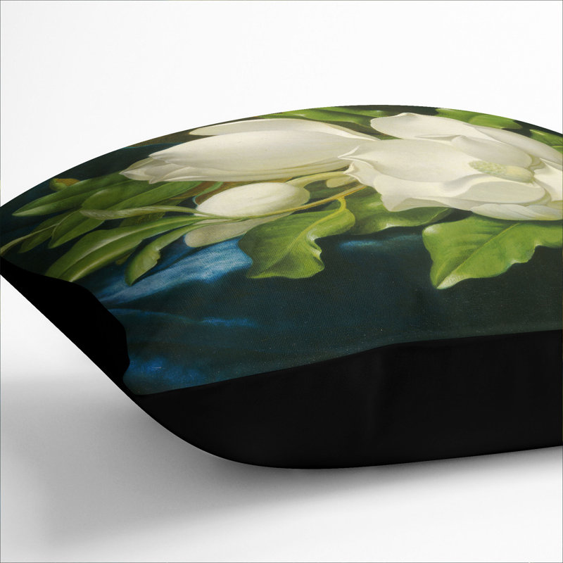 Square Throw Cushion, Black, 40cm H x 40cm W x 15cm D