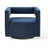 Booth Performance Velvet Swivel Armchair-247504647