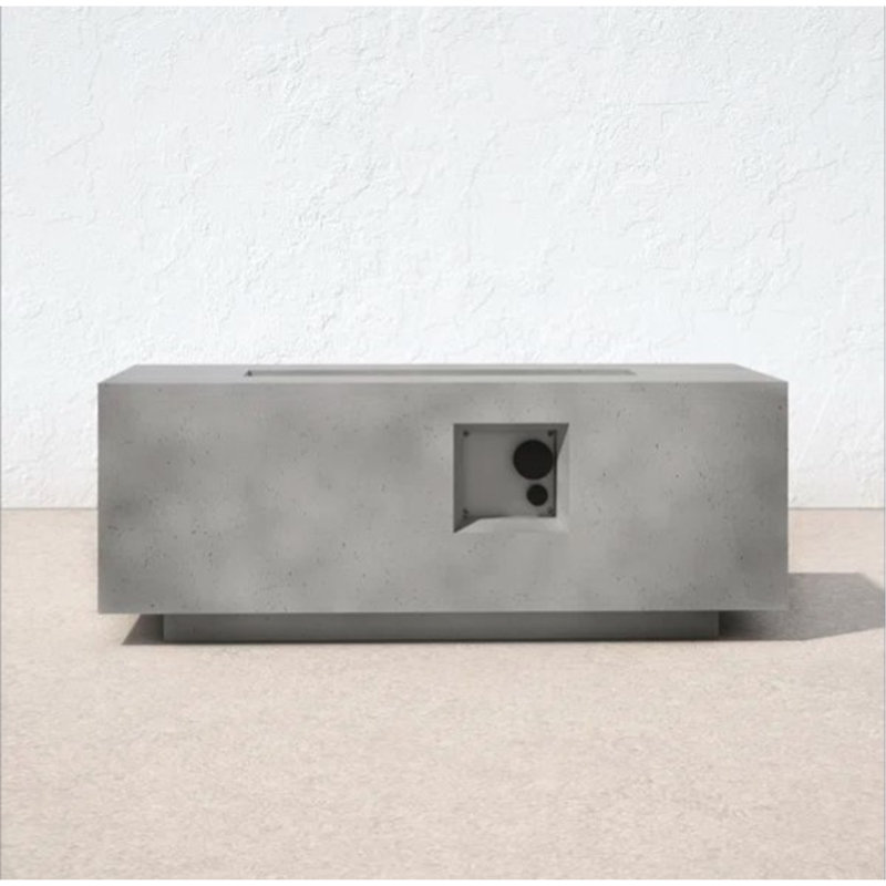 Concrete Propane Outdoor Fire Pit Table