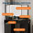 Corner Vanity, Corner Vanity Desk with Mirror and Lights, Fluted Makeup Table with Charging Station, Drawers, Storage Cabinets