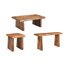 Ensemble de tables basses 3 pièces Chaliyah