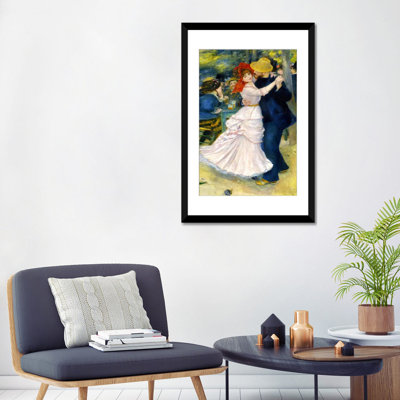 « Dance at Bougival » par Pierre-Auguste Renoir, reproduction d'art sur toile