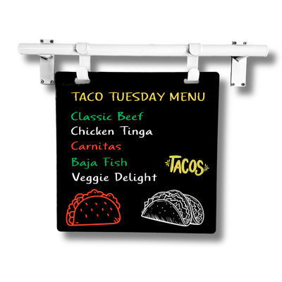 Wall Mounted Hanging Display Sign