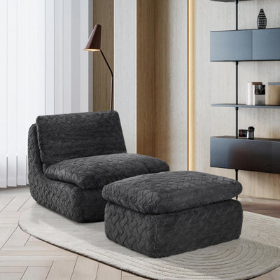 Chaise sur pied à compression avec repose-pieds et repose-pieds Compression