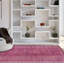 Tapis rose foncé en laine noué à la main de conception unique 2000 pi 5 pi 6 po x 8 pi 7 po Odalomen