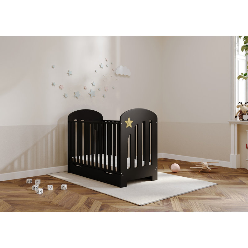 Woodleys Bonnie Cot Bed , Black