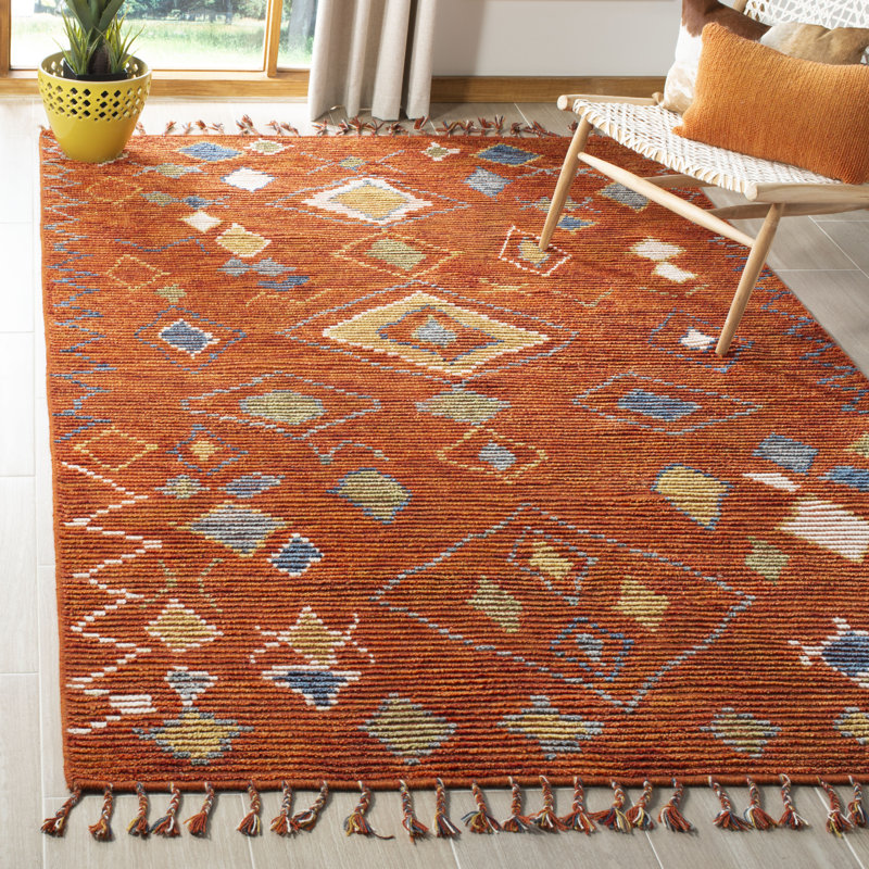 Tapis en laine, coton et groseille Lauren Ralph Lauren Nahla, Tapis de couloir 2 pi 3 po x 8 pi